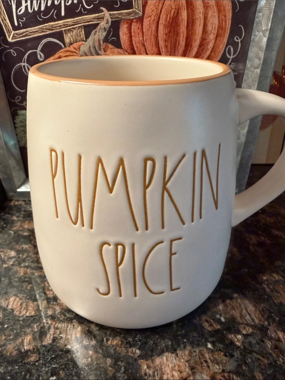 ☕️🍂 Rae Dunn Pumpkin Spice Coffee Mug